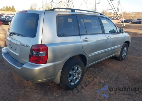 2005 Toyota Highlander V6 z USA, uszkodzony, nr VIN JTEGP21A950073559